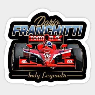 Dario Franchitti Legends 2000s Retro Sticker